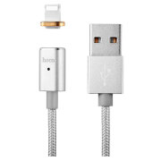 Кабель МагнитныйUSB (8-pin) Hoco U16, Серебряный 