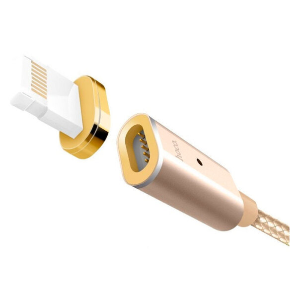Кабель Магнитный USB (8-pin) Hoco U16, Золотой  photo 2
