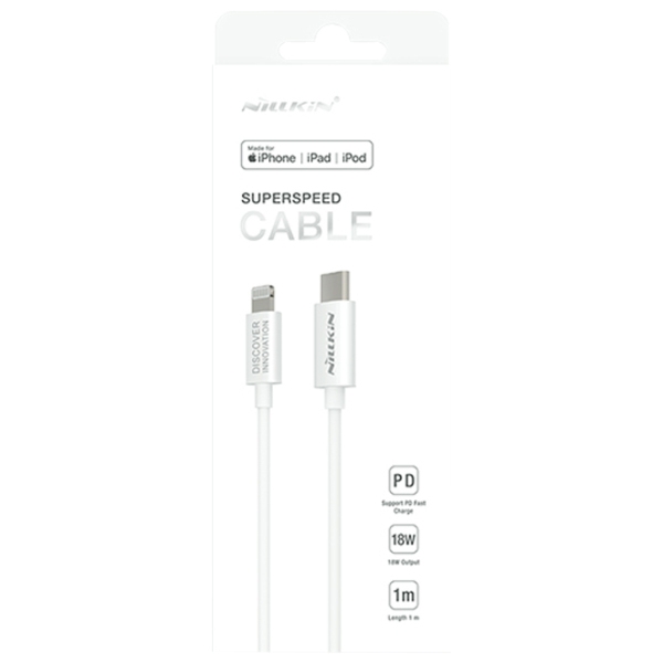 Кабель USB (8-pin) Nillkin Rapid, Белый  photo 4