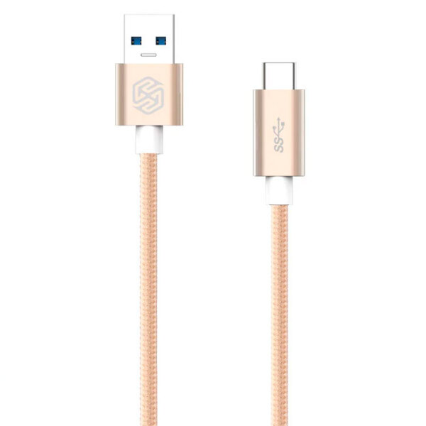 Cablu USB (Type-C) Nillkin Elite, Gold  photo 1