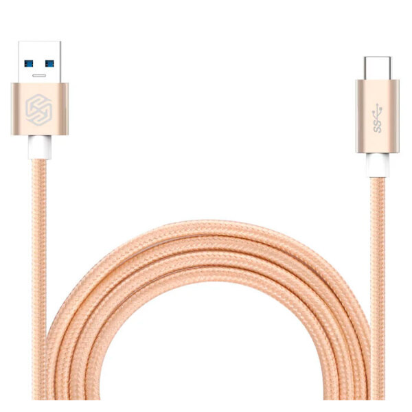 Cablu USB (Type-C) Nillkin Elite, Gold  photo 2