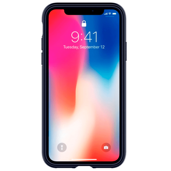 Husă pentru smartphone Apple iPhone X (Rugged Armor) Matte Blue Screen Geeks, TPU, Back photo 2