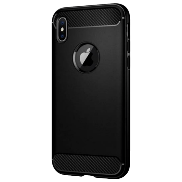 Husă pentru smartphone Apple iPhone X (Rugged Armor) Matte Black Screen Geeks, TPU, Back photo 1