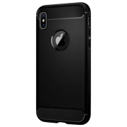Husă pentru smartphone Apple iPhone X (Rugged Armor) Matte Black Screen Geeks, TPU, Back