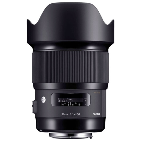 Объектив Canon Sigma AF 20mm f/ 1.4 DG HSM ART F, Черный  photo 2