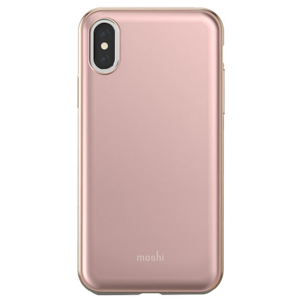 Husă pentru smartphone Apple iPhone X (iGlaze) Pink Moshi, PP, Back photo 1