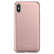Husă pentru smartphone Apple iPhone X (iGlaze) Pink Moshi, PP, Back