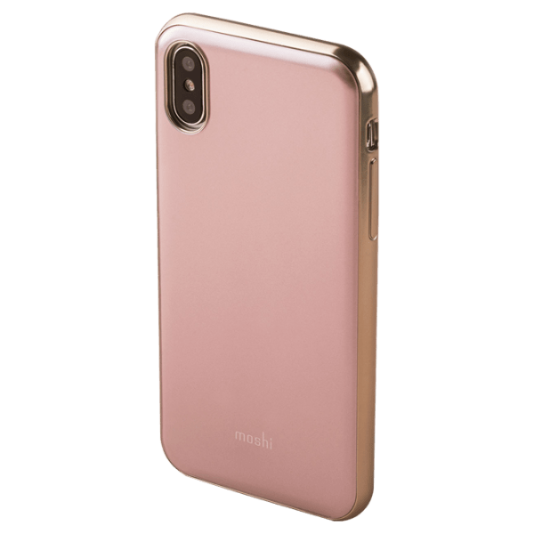 Husă pentru smartphone Apple iPhone X (iGlaze) Pink Moshi, PP, Back photo 2