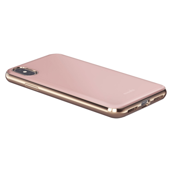 Husă pentru smartphone Apple iPhone X (iGlaze) Pink Moshi, PP, Back photo 3