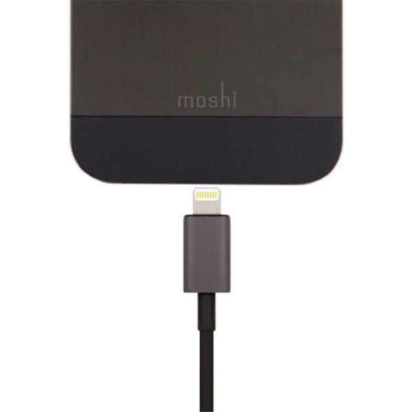 Cablu pentru telefon Moshi 20484 USB Type-A/ Lightning Black  photo 2