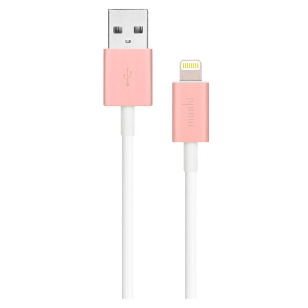 Кабель USB (8-pin) Moshi, Розовый  photo 1