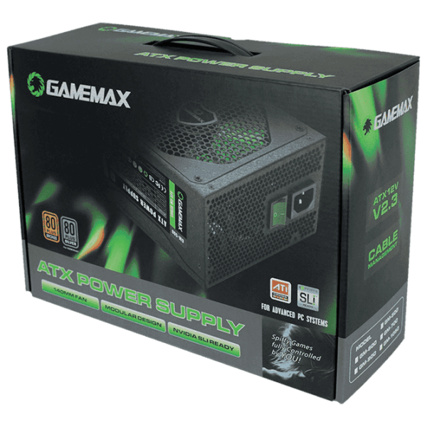 Блок питания ATX 12V 2.3 Gamemax GM-700 700 Вт Черный  photo 5