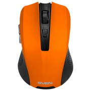 Mouse Sven RX-345 Orange Fără fir, 1400 dpi