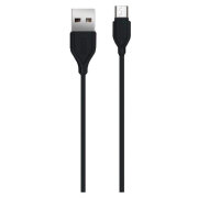 Кабель USB (microUSB), XO NB8, Черный 