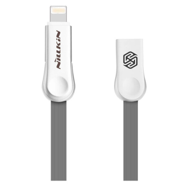 Кабель USB (8-pin/microUSB) Nilkin Plus III, Серый  photo 1