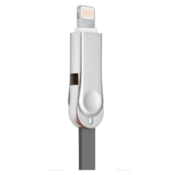 Кабель USB (8-pin/microUSB) Nilkin Plus III, Серый  photo 2