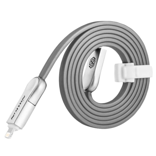 Кабель USB (8-pin/microUSB) Nilkin Plus III, Серый  photo 3