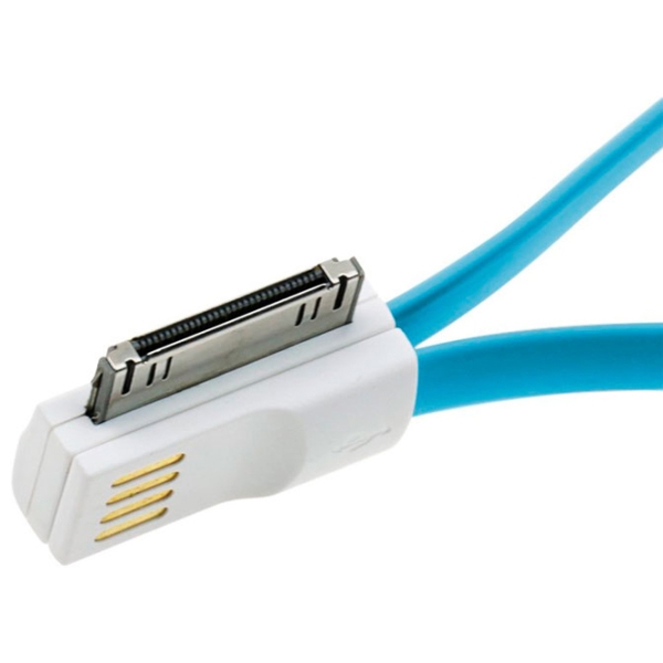 Cablu USB Vojo Magnet USB Type-A / 30-pin Blue  photo 2