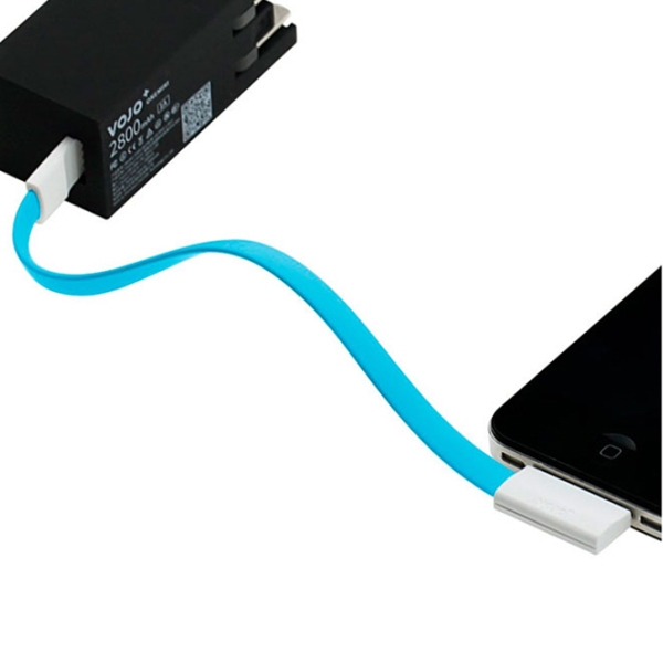 Cablu USB Vojo Magnet USB Type-A / 30-pin Blue  photo 3