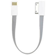 Cablu USB Vojo Magnet USB Type-A / 30-pin Gray 