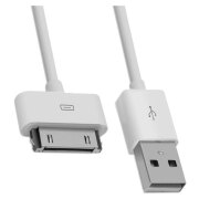 Кабель USB iPhone 30-pin, APC Electronic, Белый 