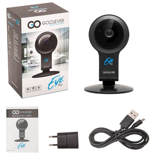 Cameră de supraveghere GoClever Tau EYE 2 MP Black 1280 x 720 / Fără fir photo 5
