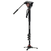 Trepied Manfrotto XPRO 4 Black Pe podea