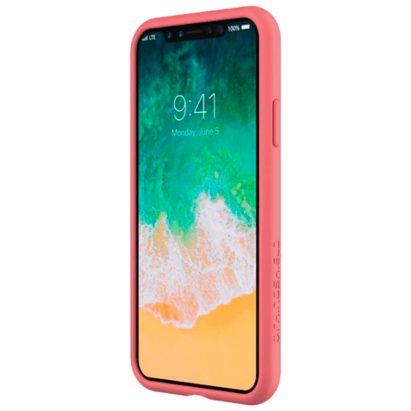 Husă pentru smartphone Apple iPhone X / XS (CrashGuard) Coral Pink Rhinoshield, PC, Bumper photo 2