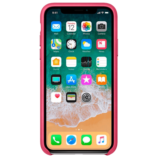 Husă pentru smartphone Apple iPhone X (33065) Rose Red Screen Geeks, TPU, Back photo 3