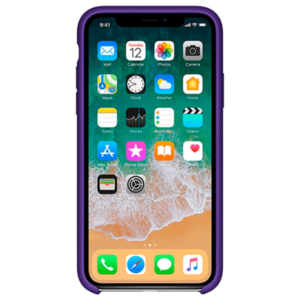 Husă pentru smartphone Apple iPhone X (Original) Dark Purple Screen Geeks, TPU, Back photo 2