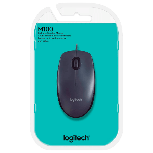 Mouse Logitech M100 Gray Cu fir, 1000 dpi photo 5