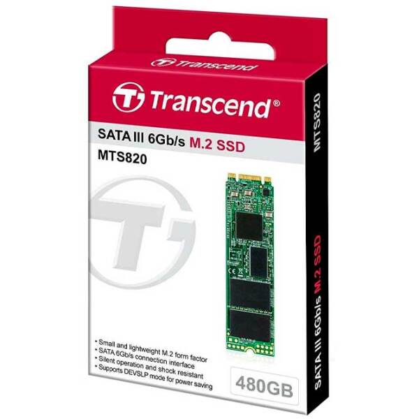 SSD Transcend MTS820S M.2 480 ГБ Скорость чтения: 530 MБ/ с,
Скорость записи: 480 MБ/ с photo 4