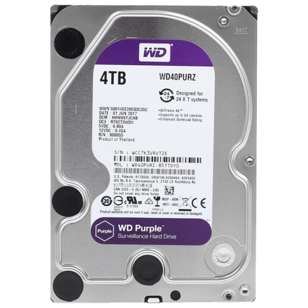 HDD Western Digital Surveillance 3.5'' 4 ТБ  photo 1