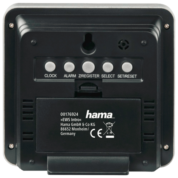Метеостанция Hama EWS Intro Black Silver  photo 2