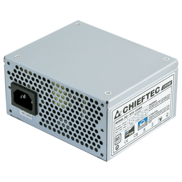 Блок питания ATX 12V 2.3 Chieftec SFX-350BS 350 Вт Серебристый  photo 1
