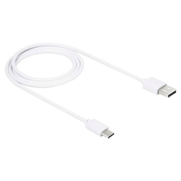 Кабель USB (Type-C), Screen Geeks (1m) Plat, Белый  photo 2