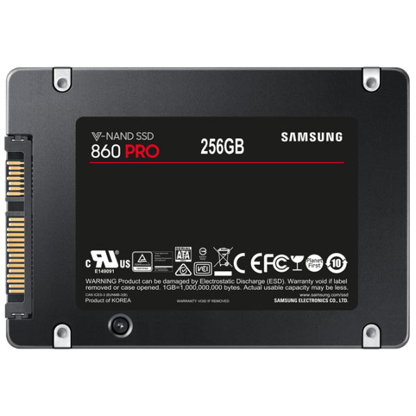 Dispozitiv de stocare SSD Samsung 860 PRO 2.5'' 256 GB Viteza de citire: 560 MB/ s,
Viteza de inscriere: 530 MB/ s photo 2