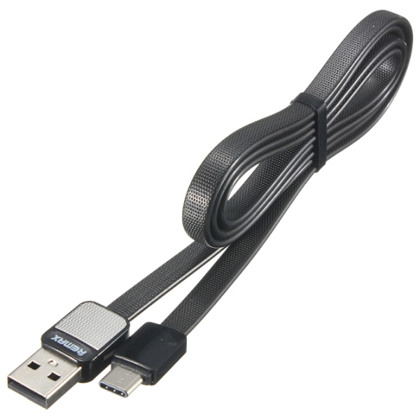 Cablu pentru telefon Remax RC-044a USB Type-A/ USB Type-C Black  photo 2