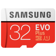 MicroSD 32GB + SD adapter class 10 (U1), Samsung EVO Plus 
