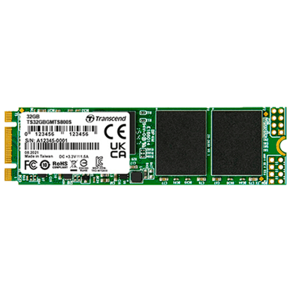 SSD Transcend MTS800S M.2 32 GB Viteza de citire: 260 MB/ s,
Viteza de inscriere: 40 MB/ s photo 1