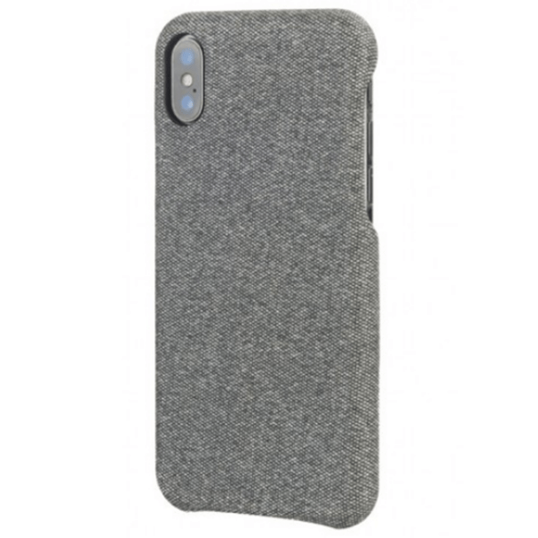 Husă pentru smartphone Apple iPhone X (Textile Snap) Gray Tucano, Țesătură, Back photo 2