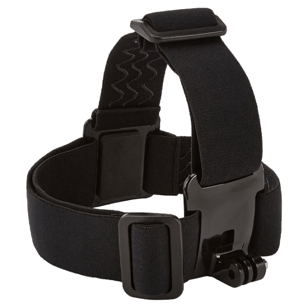 Suport reglabil de prindere cameră action Forever Head Strap Black  photo 2