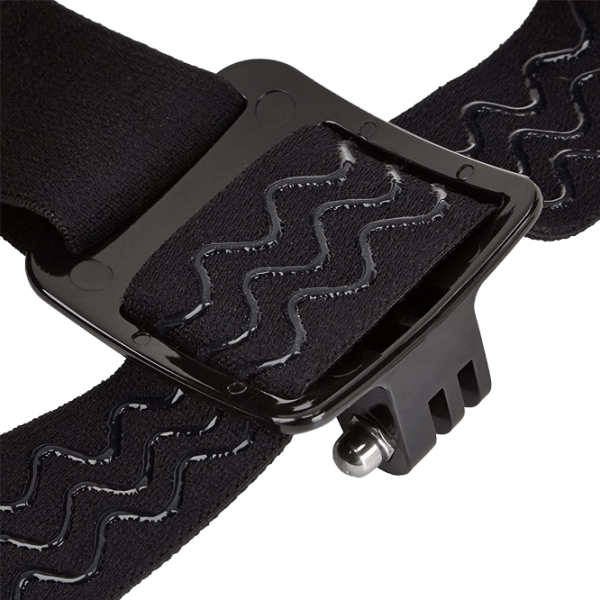Suport reglabil de prindere cameră action Forever Head Strap Black  photo 4