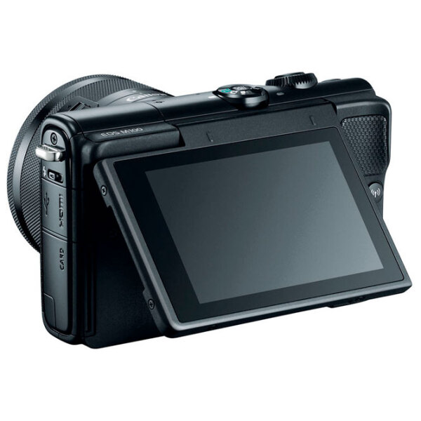 Cameră foto Canon EOS M100 KIT EF-M 15-45 IS STM + EF-M 15-45 IS STM Kit Black CMOS, 25.8 MP, f/ 3.5 - f/ 5.6 photo 5