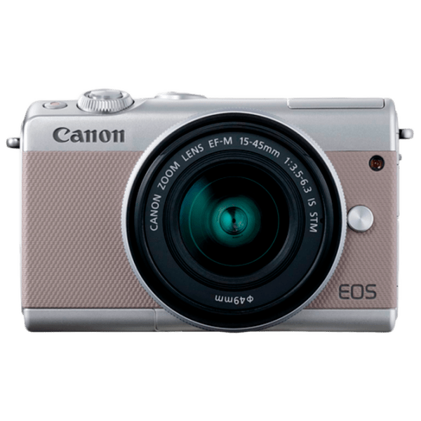 Cameră foto Canon EOS M100 KIT EF-M 15-45 IS STM + EF-M 15-45 IS STM Kit Silver CMOS, 25.8 MP, f/ 3.5 - f/ 5.6 photo 1