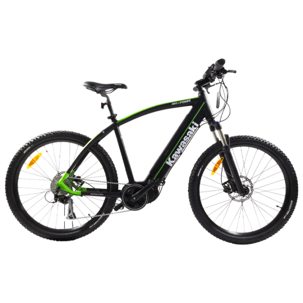 Bicicletă electrică Kawasaki KXE-MTBFRONT-RBA Black 27.5" | 250 W | p&acirc;nă la 40 km photo 1