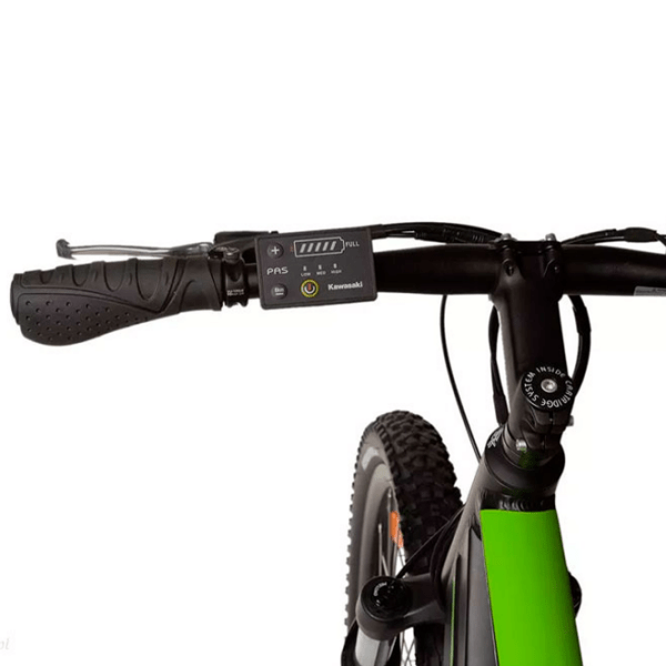 Bicicletă electrică Kawasaki KXE-MTBFRONT-RBA Black 27.5" | 250 W | p&acirc;nă la 40 km photo 3
