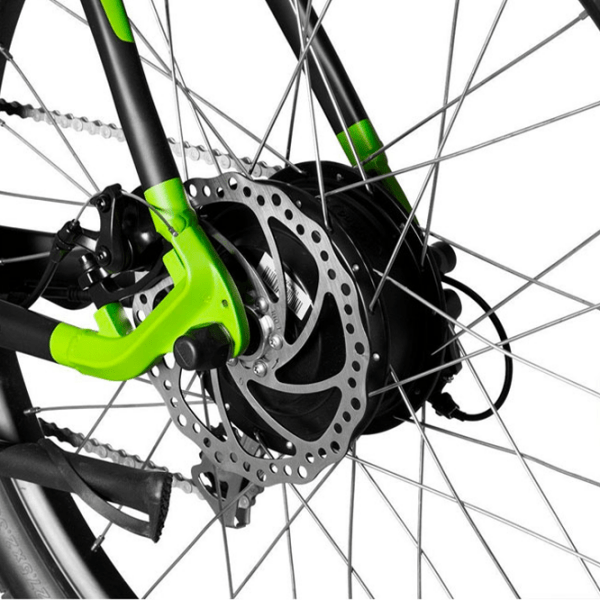 Bicicletă electrică Kawasaki KXE-MTBFRONT-RBA Black 27.5" | 250 W | p&acirc;nă la 40 km photo 4
