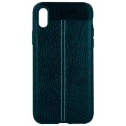 Husă pentru smartphone Apple iPhone X / XS (Elegance) Black Beeyo, Piele, Back