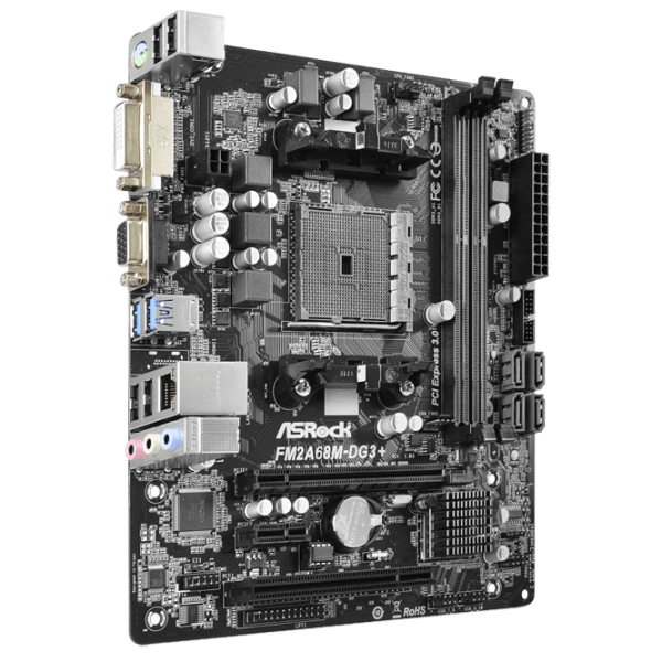 Материнская плата ASRock FM2A68M-DG3+  photo 2